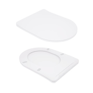 Унітаз-компакт Qtap Scorpio безободковий Ultra Quiet з сидінням Soft-close QT14226088AW