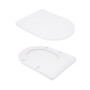 Унітаз-компакт Qtap Scorpio безободковий Ultra Quiet з сидінням Soft-close QT14226088AW