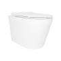 Унітаз підвісний Qtap Scorpio безободковий Ultra Quiet з сидінням Soft-close QT14332380AW