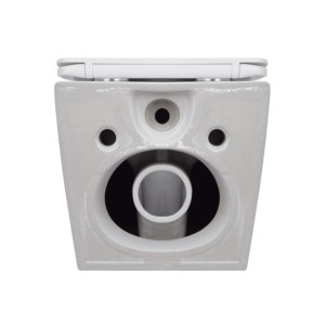 Унітаз підвісний Qtap Jay безободковий Ultra Quiet з сидінням Soft-close QT07335177W