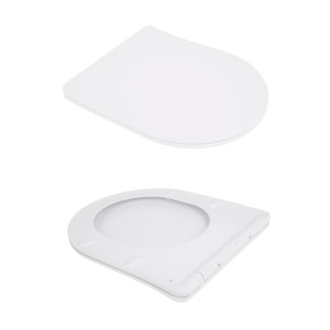 Унітаз підвісний Qtap Jay безободковий Ultra Quiet з сидінням Soft-close QT07335177W