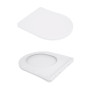 Унітаз підвісний Qtap Jay безободковий Ultra Quiet з сидінням Soft-close QT07335177W