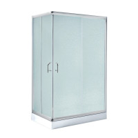 Душова кабіна Lidz Wawel SC100x80.SAT.LOW.FR, скло Frost 5 мм + Lidz Душовий піддон KAPIELKA ST100x80х14