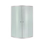Душова кабіна Lidz Latwa SC80x80.SAT.LOW.FR, скло Frost 4 мм + Lidz Душовий піддон KAPIELKA ST80x80x15
