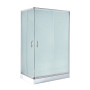 Душова кабіна Lidz Wawel SC120x80.SAT.LOW.FR, скло Frost 5 мм + Lidz Душовий піддон KAPIELKA ST120x80х14