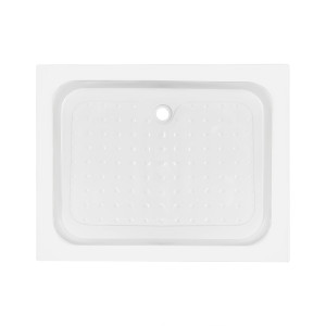 Душовий піддон KAPIELKA ST100x80х14 низький, прямокутний, діаметр зливу 52 мм Lidz
