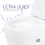 Унітаз підвісний Qtap Taurus безободковий з сидінням Soft-close QT2433084EUQW