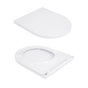 Унітаз підвісний Qtap Taurus безободковий з сидінням Soft-close QT2433084EUQW