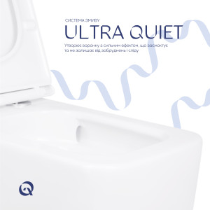 Унітаз підвісний Qtap Gemini безободковий з сидінням Soft-close QT2533076EUQW