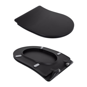 Унітаз підвісний Qtap Taurus безободковий з сидінням Soft-close QT2433084EUQMB