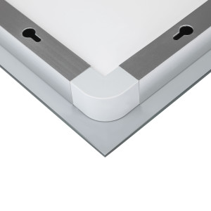 Дзеркало Qtap Mideya 900х700 з LED-підсвічуванням Touch, з антизапотіванням, з димером QT2078NCF9070W