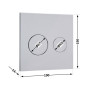 Панель змиву для унітаза Qtap Nest Uni QT0211P01V1009CRM