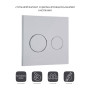 Панель змиву для унітаза Qtap Nest Uni QT0211P01V1009CRM