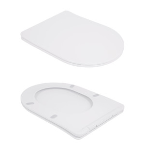 Унітаз-компакт Qtap Robin Ultra Quiet безободковий з сидінням Soft-close QT13226089AW