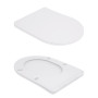 Унітаз-компакт Qtap Robin Ultra Quiet безободковий з сидінням Soft-close QT13226089AW