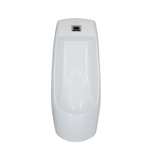 Пісуар підлоговий Qtap Scorpio з ІЧ-датчиком автоматичного змиву 430х370х990 White QT1488101HW