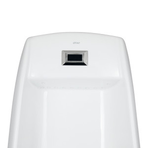 Пісуар підлоговий Qtap Scorpio з ІЧ-датчиком автоматичного змиву 430х370х990 White QT1488101HW