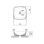 Раковина-чаша Qtap Kolibri 400x400x140 Matt black QT10112144MBMBN