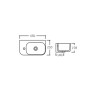 Раковина Qtap Tern 450х250х158 White QT1711H02LW