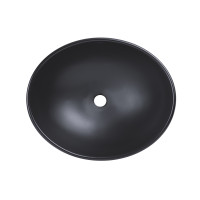 Раковина-чаша Qtap Dove 415x340x140 Matt black QT06116062AMB