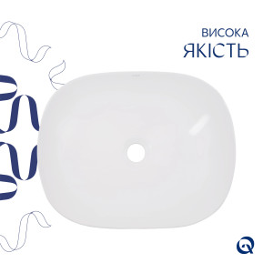 Раковина-чаша Qtap Aquarius 470x380x120 White QT21116302W