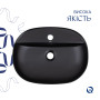Раковина-чаша Qtap Scorpio 500x380x120 Matt black QT146533MB