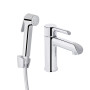 Змішувач для раковини Qtap Grand (з гігієнічним душем) QTGRA272CRM45670 Chrome