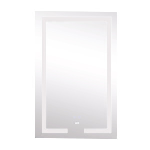 Дзеркало Lidz Kubis 500х800 з LED-підсвічуванням Touch, з антизапотіванням, з димером, рег. яскравості LD78LF9365080