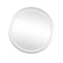 Дзеркало Lidz Aria R800 з LED-підсвічуванням Touch, з антизапотіванням, з димером, рег. яскравості LD78LR800