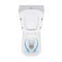 Унітаз-компакт Qtap Presto Quadro безободковий з сидінням Soft-close QT24221215AW