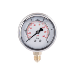Манометр із гліцерином Thermo Alliancе Forte 10 бар, 1/4"З, нижнє підключення TAF170G10B