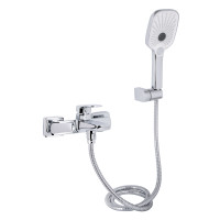Змішувач для ванни Qtap Tern (c душевым гарнитуром) QTTER259CRM47586 Chrome