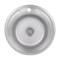 Кухонная мойка Brinex 490-A 0,6 мм Satin (BRIN490SAT06)