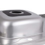 Кухонна мийка Brinex 6080-L 0,6 мм Satin (BRIN6080LSAT06)