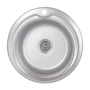 Кухонна мийка Brinex 510-D 0,8 мм Satin (BRIN510SAT08)