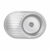 Кухонна мийка Brinex 7750 0,8 мм Micro Decor (BRIN7750MDEC08)