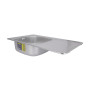 Кухонная мойка Brinex 7848 0,8 мм Micro Decor (BRIN7848MDEC08)