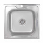 Кухонна мийка Brinex 5050 0,6 мм Satin (BRIN5050SAT06)