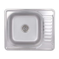 Кухонная мойка Brinex 5848 0,8 мм Satin (BRIN5848SAT08)