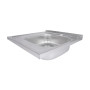 Кухонна мийка Brinex 6060-R 0,6 мм Satin (BRIN6060RSAT06)