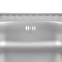 Кухонна мийка Brinex 6060-R 0,6 мм Satin (BRIN6060RSAT06)