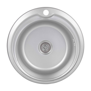 Кухонная мойка Brinex 510-D 0,8 мм Micro Decor (BRIN510MDEC08)