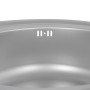 Кухонная мойка Brinex 510-D 0,8 мм Micro Decor (BRIN510MDEC08)