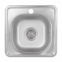 Кухонна мийка Brinex 3838 0,6 мм Satin (BRIN3835SAT06)