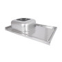 Кухонна мийка Brinex 5080-L 0,6 мм Satin (BRIN5080LSAT06)