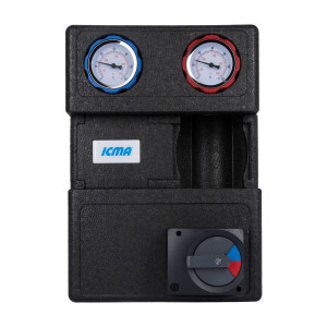 Насосная группа Icma №R001 1 1/2"x1" подключение справа, без насоса 93R001AFD53SC