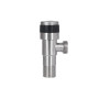 Кран угловой Thermo Alliance Standart 1/2"НН нерж., с керам. буксой TAS345W1515SS