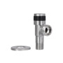 Кран угловой Thermo Alliance Standart 1/2"Нх3/4"Н нерж., с керам. буксой TAS345W1520SS