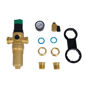 Фильтр самопромывной Thermo Alliance Forte 3/4" с редуктором для горячей воды SF128W20H