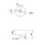 Манометр глицериновый Thermo Alliance Forte d63 мм, 1/4"Н с нижним подключением (латунь) 0–16 бар TAF170G16B